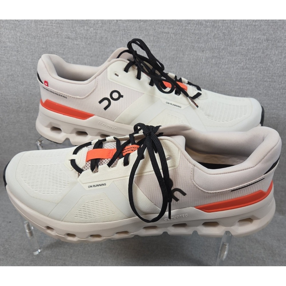 On Cloudrunner 2 Running Shoes Mens Size 14 White Sand Sneakers 3ME10142400